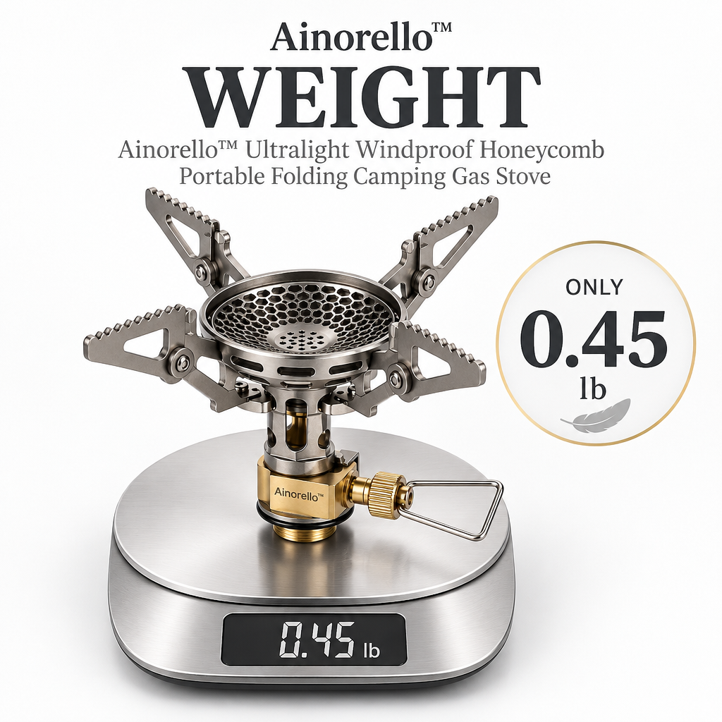 Ainorello™ Windproof Folding Camping Gas Stove weight