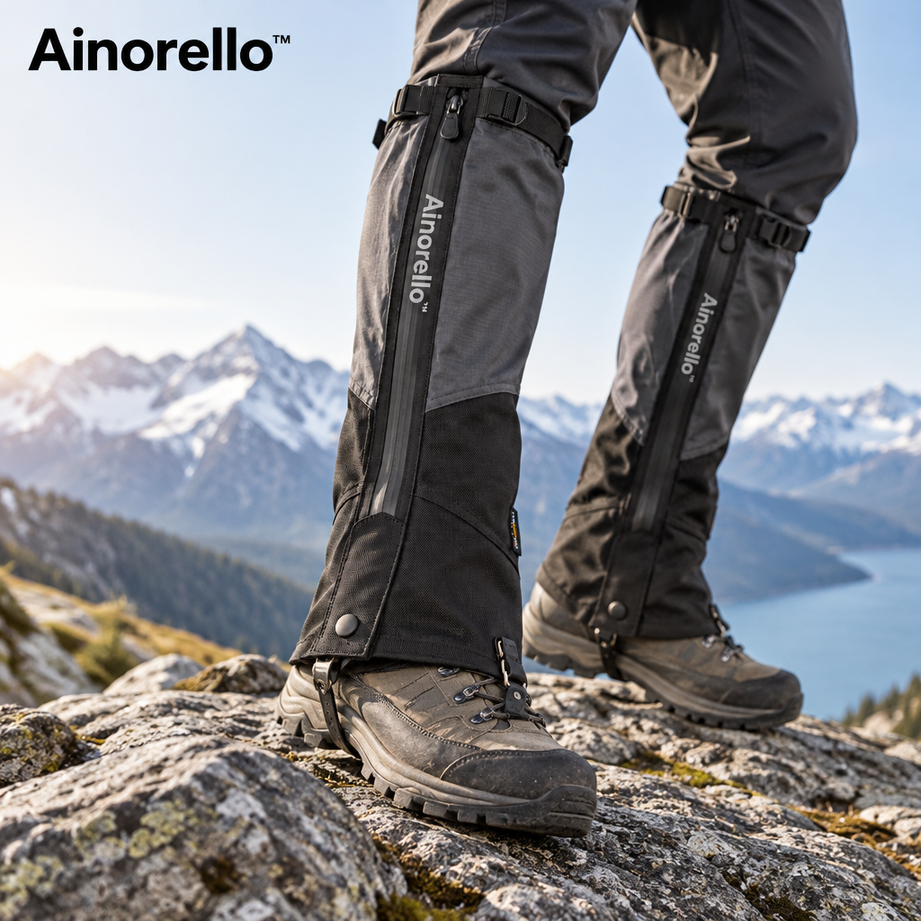Ainorello™ Weather-Ready Hiking Leg Gaiters lifestyle