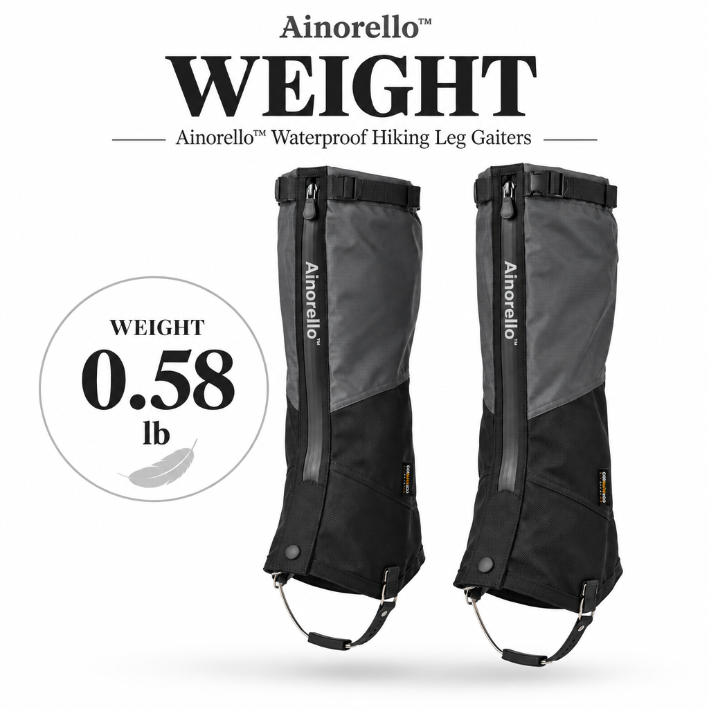 Ainorello™ Weather-Ready Hiking Leg Gaiters weight