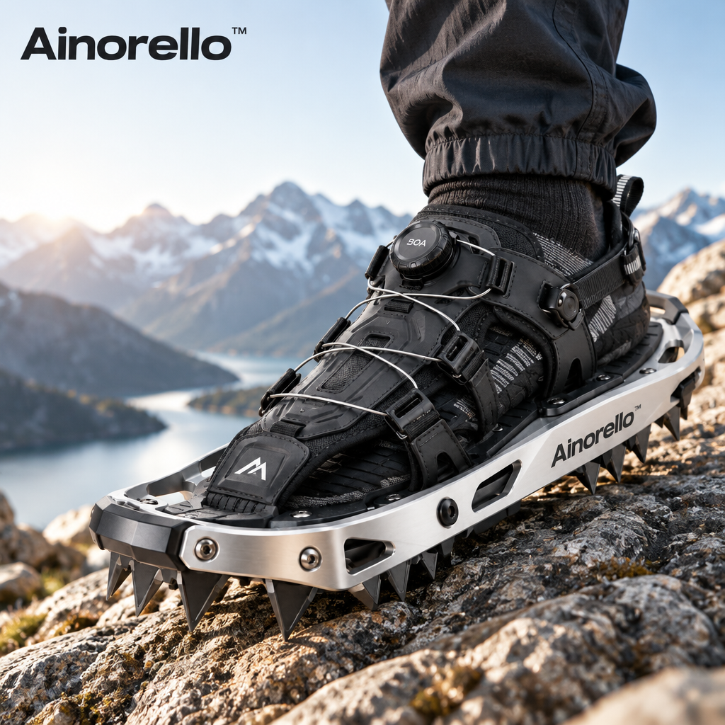 Ainorello™ All-Terrain Aluminum Snowshoes lifestyle
