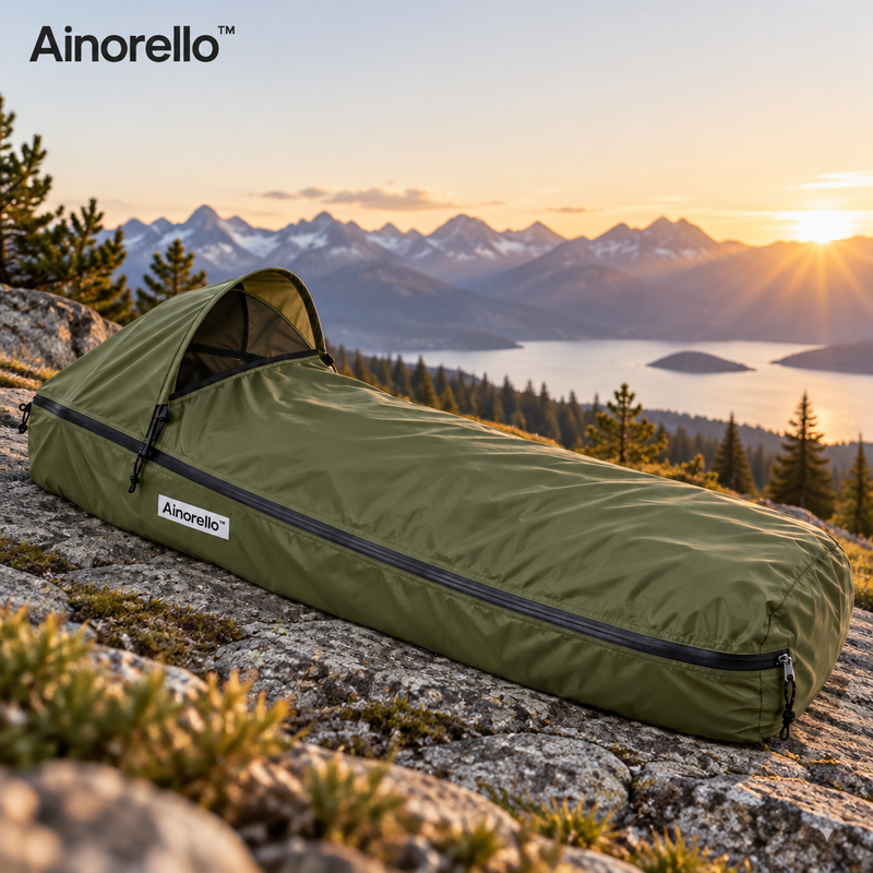 Ainorello™ Ultralight Single-Person Bivy with Bug Net