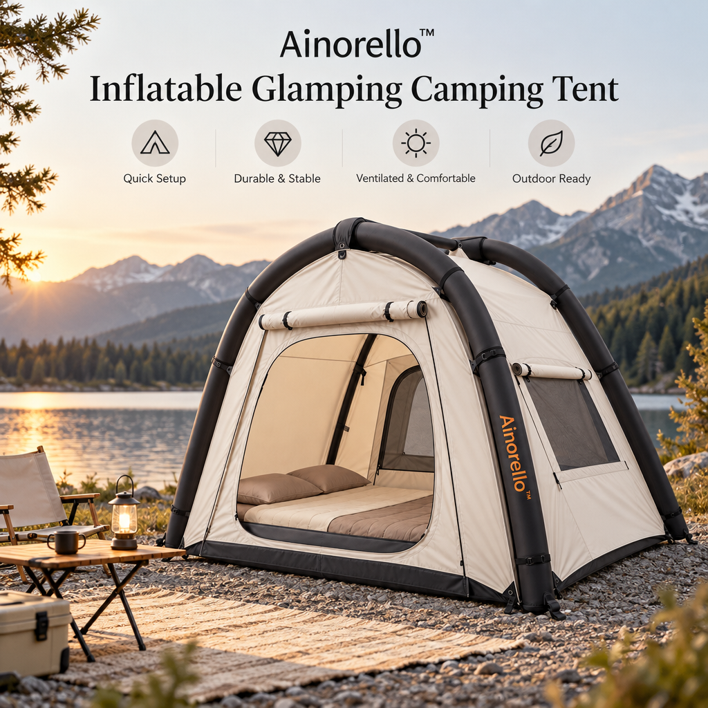 Ainorello™ Inflatable Glamping Camping Tent brand hero