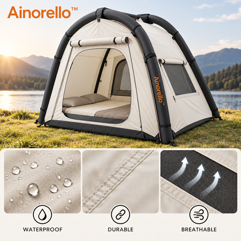 Ainorello™ Inflatable Glamping Camping Tent materials