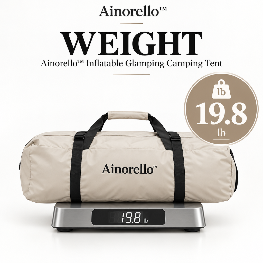 Ainorello™ Inflatable Glamping Camping Tent weight