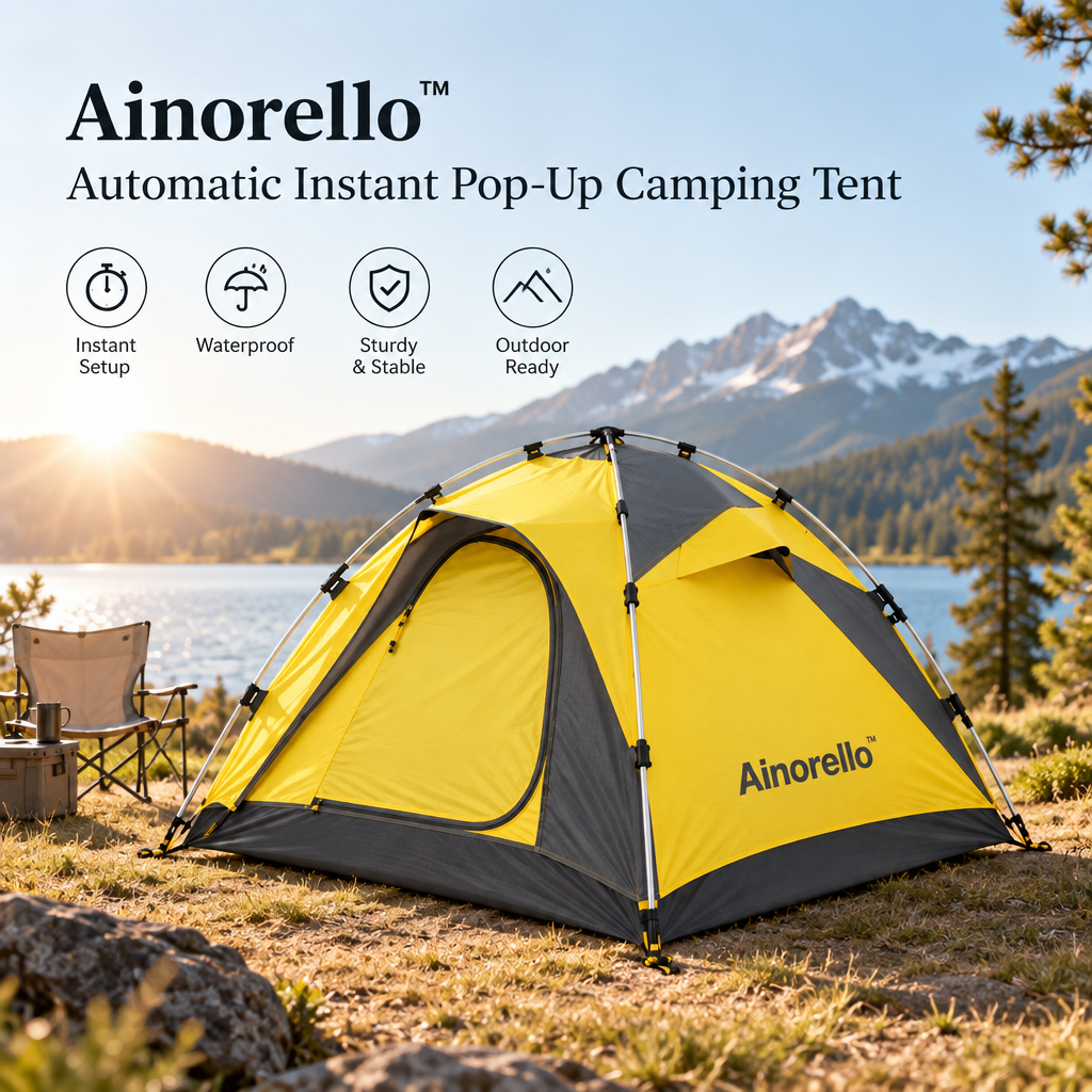 Ainorello™ Automatic Instant Pop-Up Camping Tent brand hero