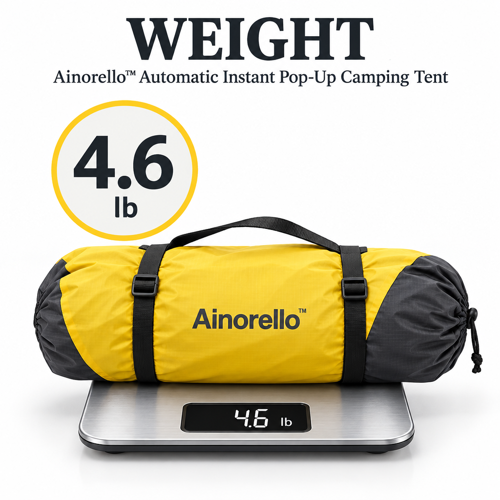 Ainorello™ Automatic Instant Pop-Up Camping Tent weight